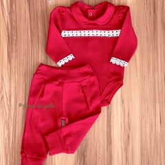 Conjunto Body Golinha e Calça Algodão Egípcio Camille