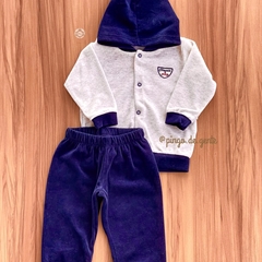 Conjunto Casaco e Calça Plush Classic 