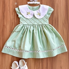 Vestido Algodão Bordado Rococó Alice