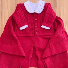 Saída Maternidade Tricot 4 Peças Tranças