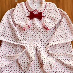 Saída Maternidade Algodão Egípcio 3 Peças Cherry